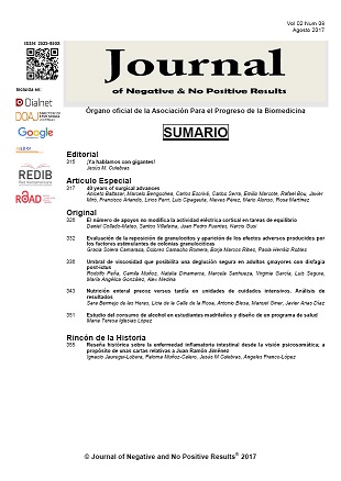 					Ver Vol. 2 Núm. 8: (Agosto 2017) JONNPR 2017;2(8):315-366
				